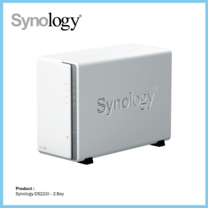 Synology DS223J – 2 BAY/REALTEK/1.4GHZ-QC/1GB/1GLAN