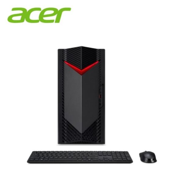 Acer Nitro N50-656-14400F Gaming Desktop PC (I5-14400F, 16GB DDR5, 512GB SSD, RTX3050 6GB, DOS, 3Y)