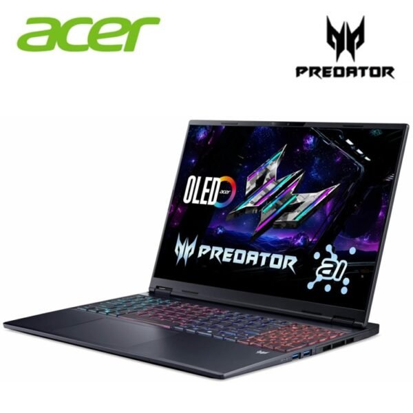Acer Predator Helios Neo 16S AI PHN16S-71-799J 16" WQXGA Gaming Laptop (CU7-255HX, 16GB DDR5, 1TB SSD, RTX? 5070, W11, 2Y)