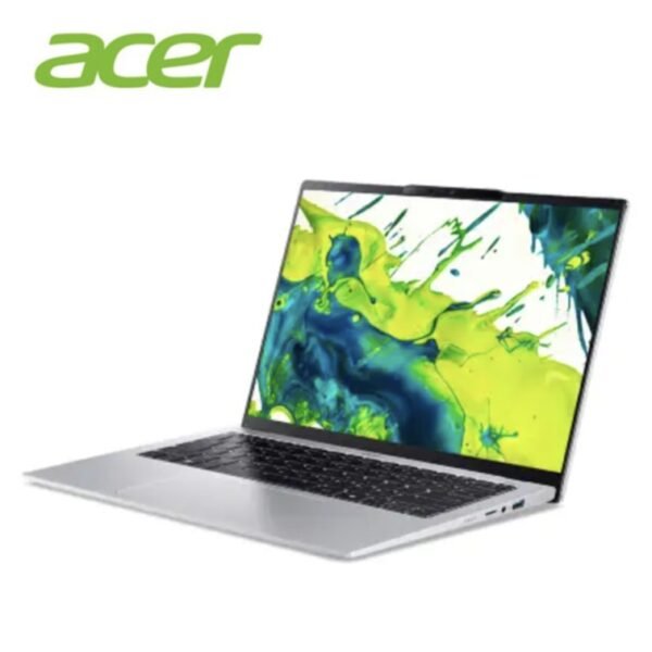 Acer Swift Go 14 SFG14-74T-96C0 14" WUXGA Touch Laptop Pure Silver (CU9-285H, 32GB LPDDR5X, 1TB SSD, Intel Arc, W11, HS+M365, 2Y)