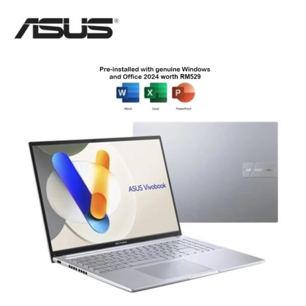 Asus Vivobook 16 A1605V-AMB9089WS 16'' WUXGA Laptop Cool Silver (I5-13420H, 16GB DDR4, 512GB SSD, Intel, W11, HS+M365, 2Y)