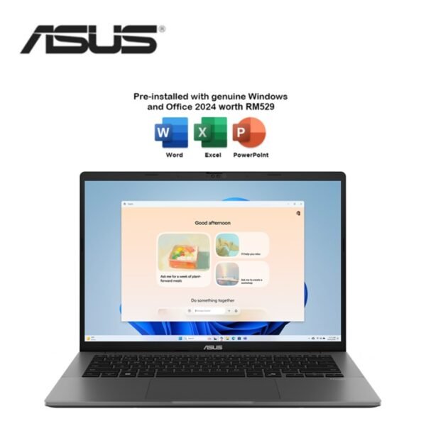 Asus VivoBook S 16 S3607V-ARP368WS 16'' WUXGA Laptop Matte Gray (C5-210H, 16GB DDR5, 1TB SSD, Intel UHD, W11H, HS+M365, 2Y)