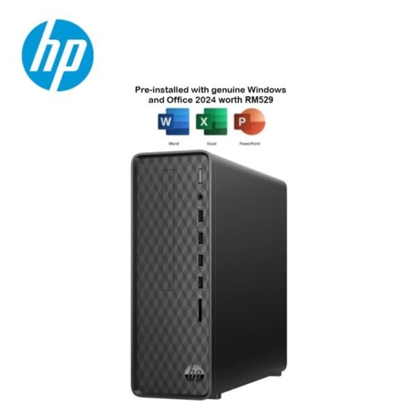HP S01-PF4015D Slim Desktop PC (I7-14700, 8GB DDR4, 512GB SSD, Intel, W11, H&S+M365, 3Y)