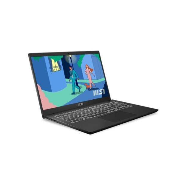 MSI Modern 15 B7M-484MY 15.6'' FHD Laptop Classic Black (R5-7430U,8GB DDR4, 512GB SSD, AMD Radeon, HS, W11, 2Y)