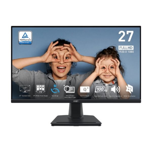 MSI PRO MP275 E2 27" 120Hz IPS FHD Monitor (1920 X 1080/27"/IPS/1MS/120HZ/3 YEARS WARRANTY)